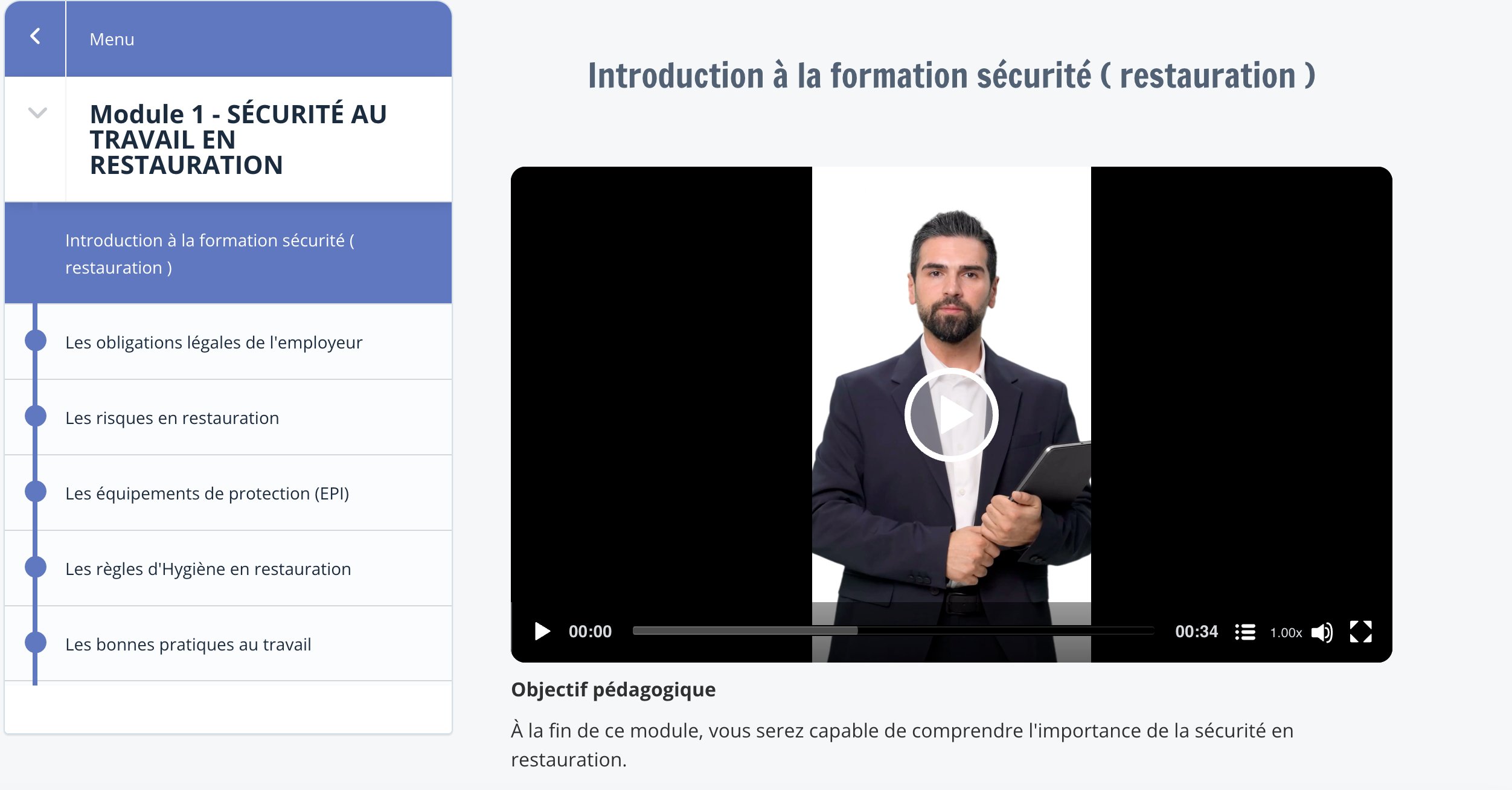 Formations vidéo